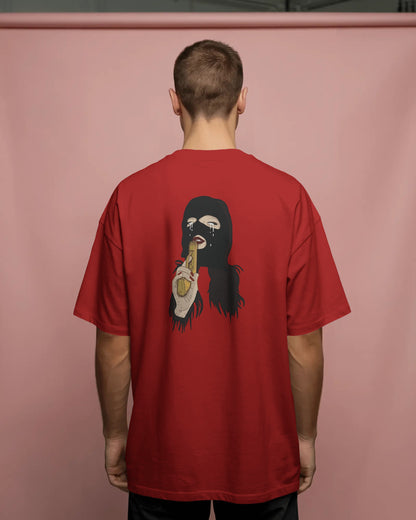 Killer Girl Oversized T-Shirt – Graphic Back Print Streetwear Tee | Bold Unisex Design