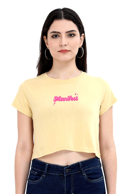 Manifest Women Crop Top T-shirt