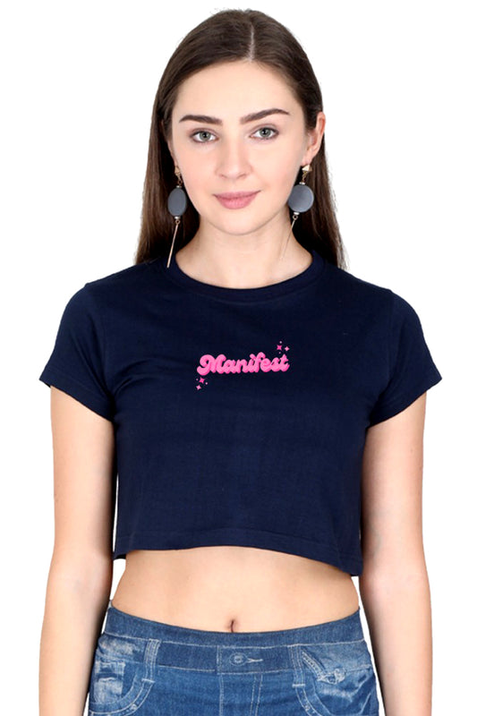 Manifest Women Crop Top T-shirt