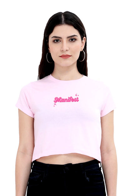 Manifest Women Crop Top T-shirt