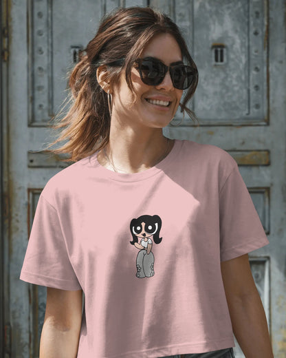 Crop Top – Sweet PowerPuff Tee | Women’s Casual Streetwear