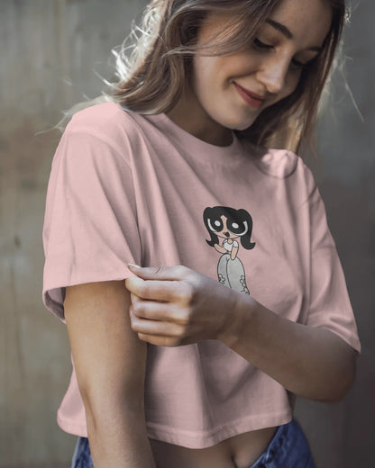 Crop Top – Sweet PowerPuff Tee | Women’s Casual Streetwear