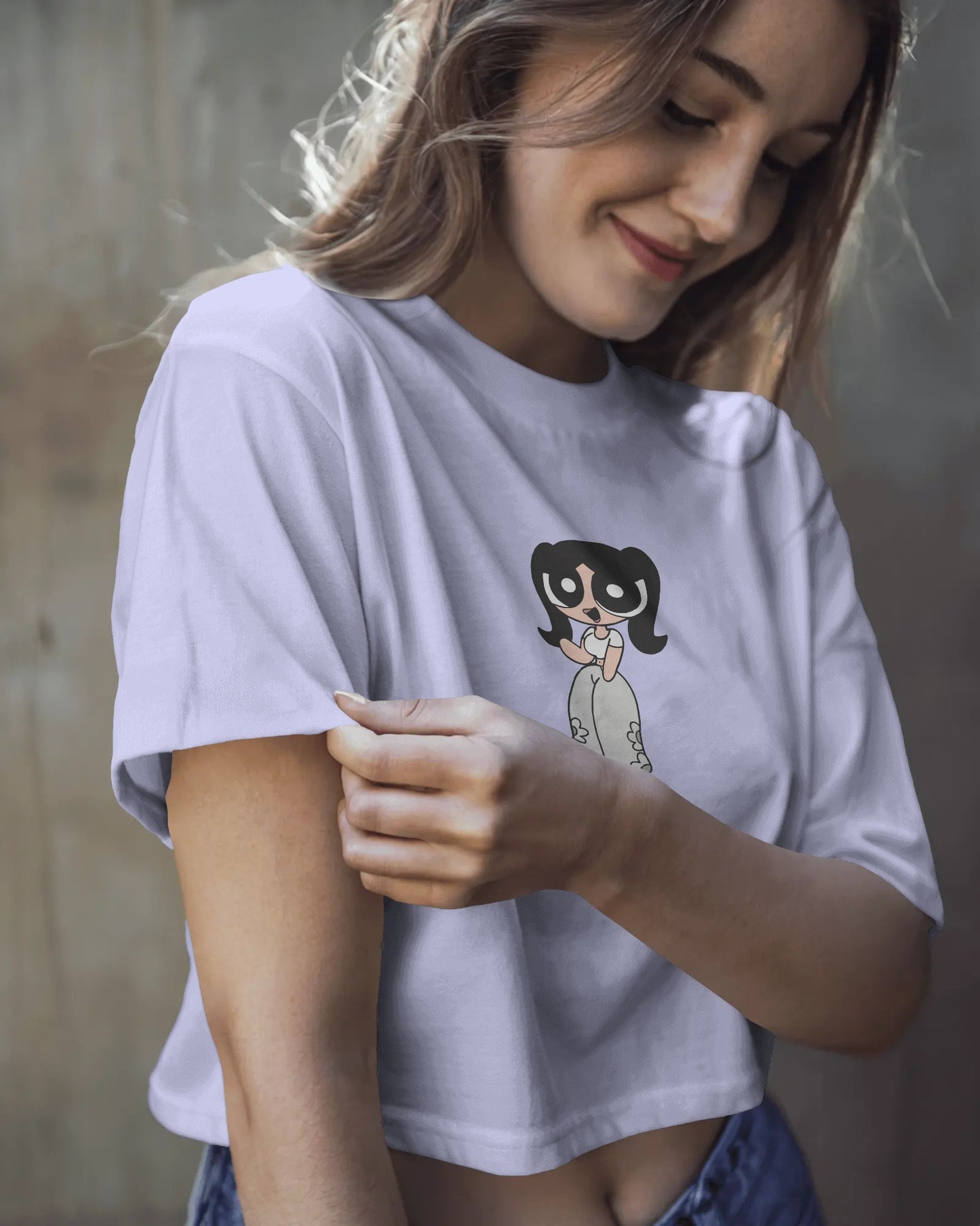 Crop Top – Sweet PowerPuff Tee | Women’s Casual Streetwear