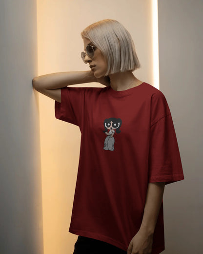 Oversized Graphic T-Shirt – Sweet Power Puff Print | Unisex Streetwear