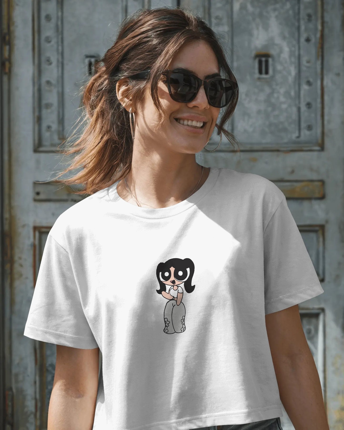 Crop Top – Sweet PowerPuff Tee | Women’s Casual Streetwear