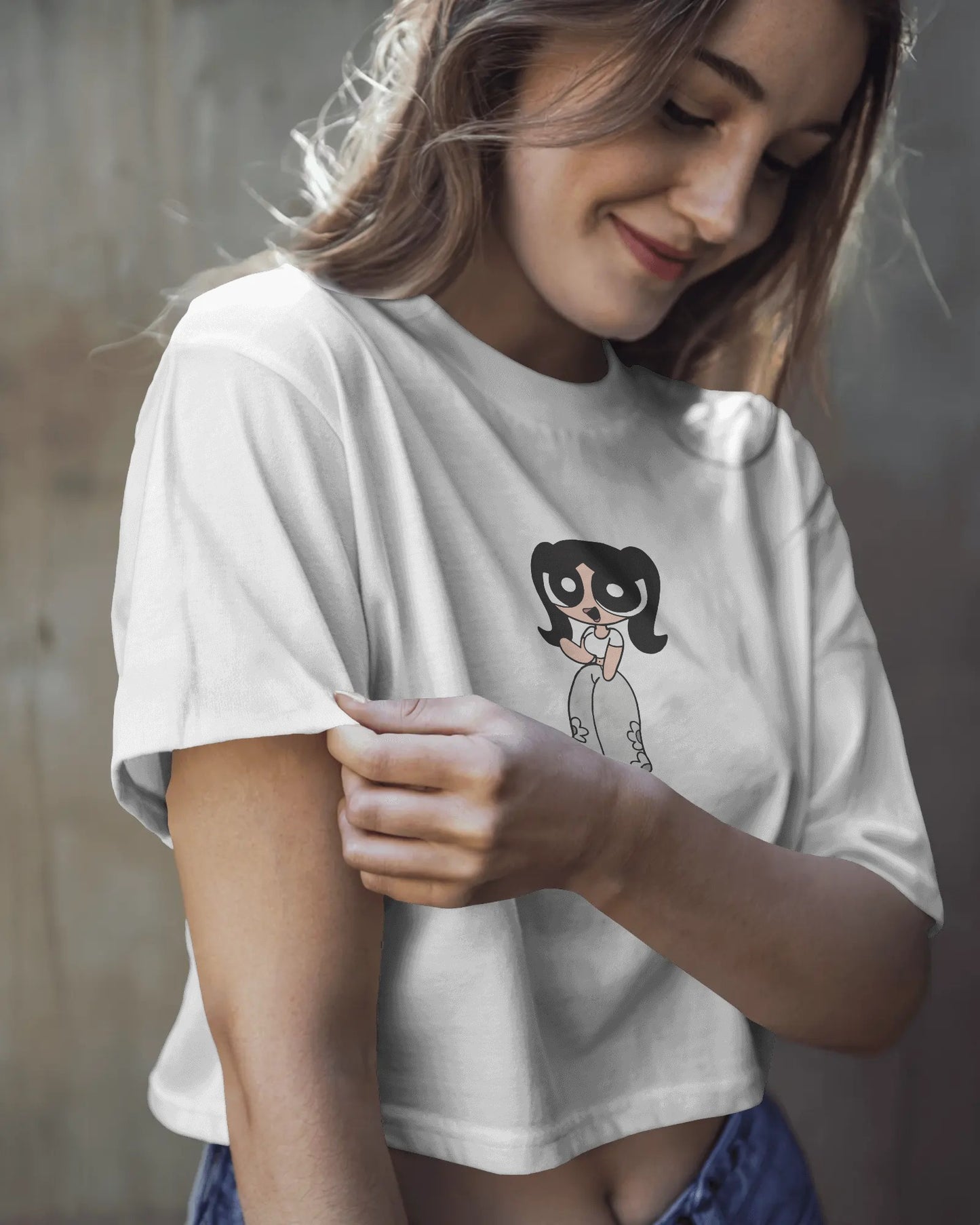 Crop Top – Sweet PowerPuff Tee | Women’s Casual Streetwear